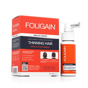 FOLIGAIN Triple Action Complete Formula For Thinning Hair For Men 10% Trioxidil - FOLIGAIN JAPAN