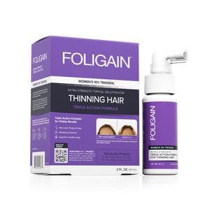 FOLIGAIN Triple Action Complete Formula For Thinning Hair For Women with 10% Trioxidil - FOLIGAIN JAPAN