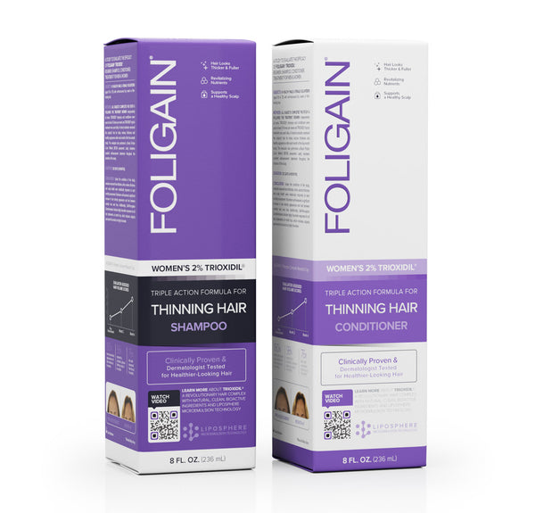 FOLIGAIN Hair Growth Shampoo + Conditioner Kit For Women - FOLIGAIN JAPAN