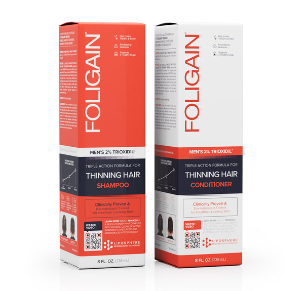 FOLIGAIN Hair Growth Shampoo + Conditioner Kit For Men - FOLIGAIN JAPAN
