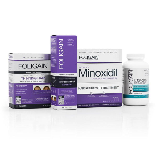 FOLIGAIN Women's Hair Regrowth Kit - FOLIGAIN JAPAN