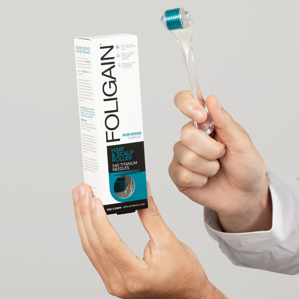 FOLIGAIN Hair & Scalp Roller 0.25 Titanium Needles - FOLIGAIN JAPAN