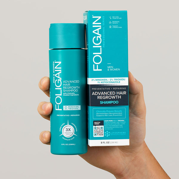 FOLIGAIN Advanced Hair Regrowth Hair Shampoo Minoxidil 2% - FOLIGAIN JAPAN