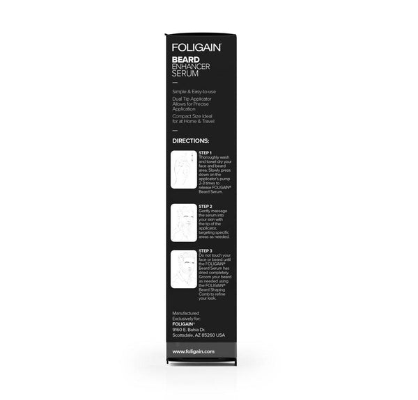 FOLIGAIN Beard Growth Serum with Myoxil - FOLIGAIN JAPAN