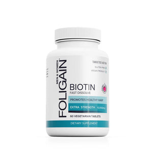 FOLIGAIN Biotin Supplement For Healthier-Looking Hair (Fast Dissolve) - FOLIGAIN JAPAN