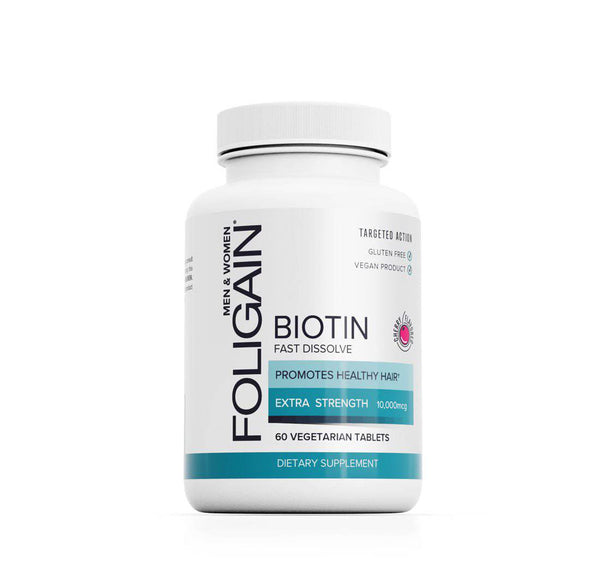 FOLIGAIN Biotin Supplement For Healthier-Looking Hair (Fast Dissolve) - FOLIGAIN JAPAN