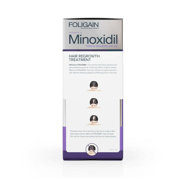 FOLIGAIN Minoxidil 2% Hair Regrowth Treatment For Women 3 Month Supply - FOLIGAIN JAPAN
