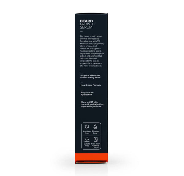 FOLIGAIN® Minoxidil 5% Beard Growth Serum with Rollerball Applicator - FOLIGAIN JAPAN