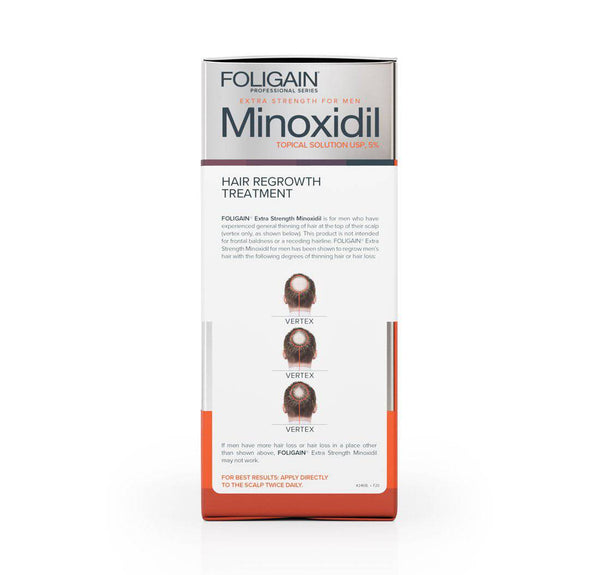 FOLIGAIN Minoxidil 5% Hair Regrowth Treatment For Men 3 Month Supply - FOLIGAIN JAPAN