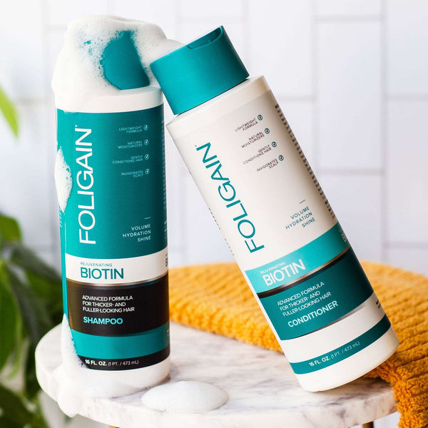 FOLIGAIN Rejuvenating Biotin Conditioner 473ml - FOLIGAIN JAPAN