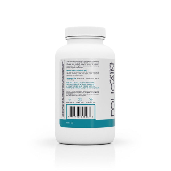 FOLIGAIN Stimulating Supplement For Thinning Hair 120 Caplets - FOLIGAIN JAPAN