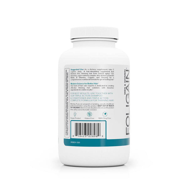 FOLIGAIN Stimulating Supplement For Thinning Hair 60 Caplets - FOLIGAIN JAPAN