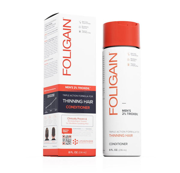 FOLIGAIN Triple Action Conditioner For Thinning Hair For Men with 2% Trioxidil - FOLIGAIN JAPAN