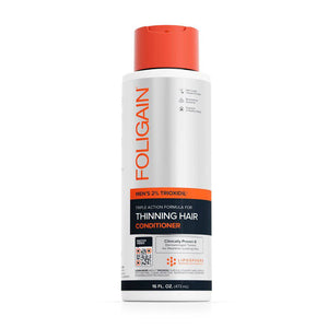 FOLIGAIN Triple Action Conditioner For Thinning Hair For Men with 2% Trioxidil 473ml - FOLIGAIN JAPAN