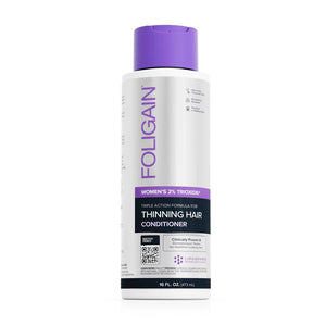 FOLIGAIN Triple Action Conditioner For Thinning Hair For Women with 2% Trioxidil 473ml - FOLIGAIN JAPAN