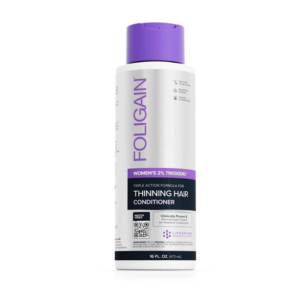 FOLIGAIN Triple Action Conditioner For Thinning Hair For Women with 2% Trioxidil 473ml - FOLIGAIN JAPAN