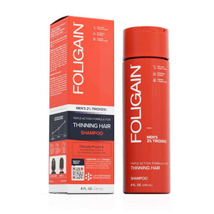 FOLIGAIN Triple Action Shampoo For Thinning Hair For Men with 2% Trioxidil - FOLIGAIN JAPAN