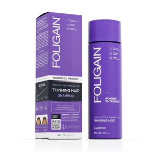 FOLIGAIN Triple Action Shampoo For Thinning Hair For Women with 2% Trioxidil - FOLIGAIN JAPAN
