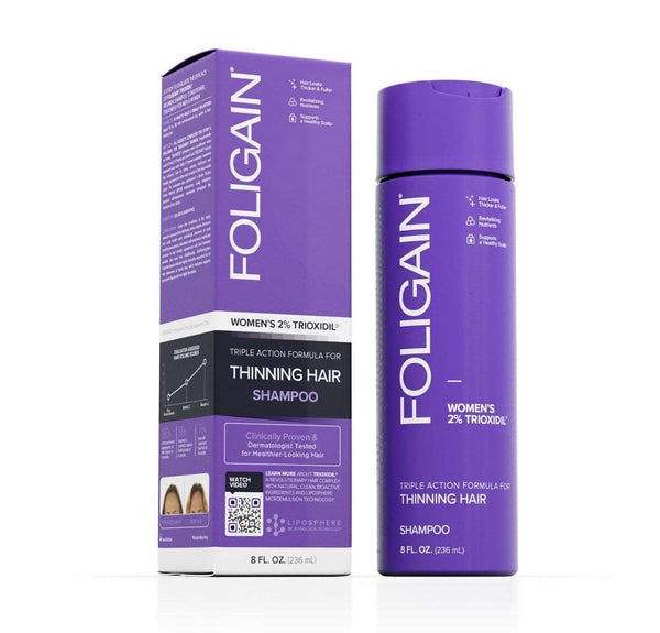 FOLIGAIN Triple Action Shampoo For Thinning Hair For Women with 2% Trioxidil - FOLIGAIN JAPAN