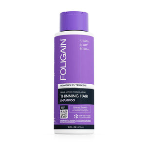 FOLIGAIN Triple Action Shampoo For Thinning Hair For Women with 2% Trioxidil 473ml - FOLIGAIN JAPAN