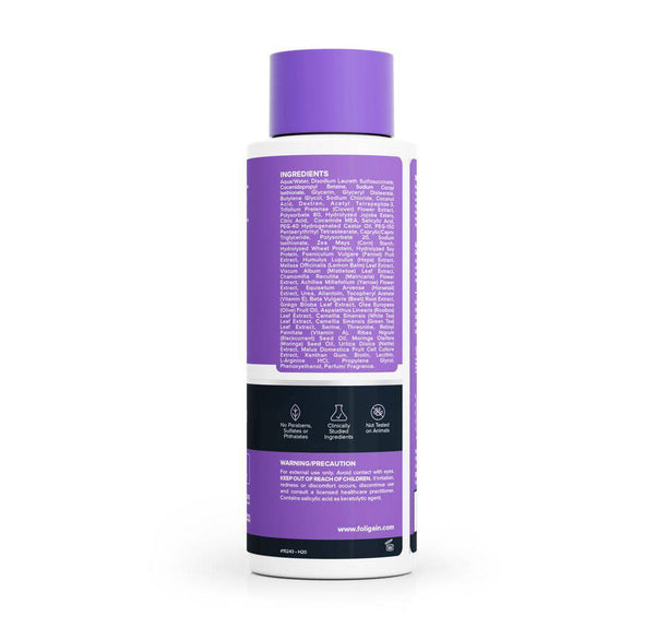 FOLIGAIN Triple Action Shampoo For Thinning Hair For Women with 2% Trioxidil 473ml - FOLIGAIN JAPAN