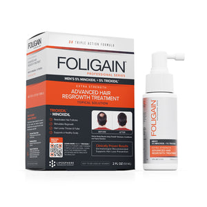 FOLIGAIN Advanced Hair Regrowth For Men Minoxidil 5% + Trioxidil 5% - FOLIGAIN JAPAN