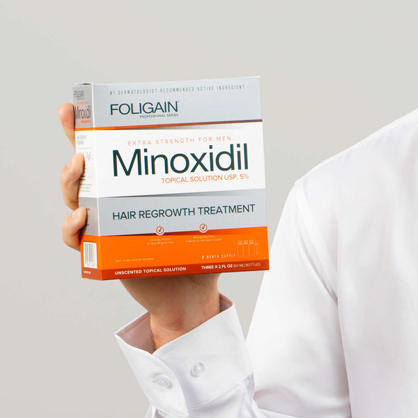 FOLIGAIN Minoxidil 5% Hair Regrowth Treatment For Men 3 Month Supply - FOLIGAIN JAPAN
